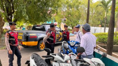 Polisi Takalar Gencarkan Patroli Dialogis, Pelajar Diedukasi Cegah Tawuran dan Tertib Lalu Lintas