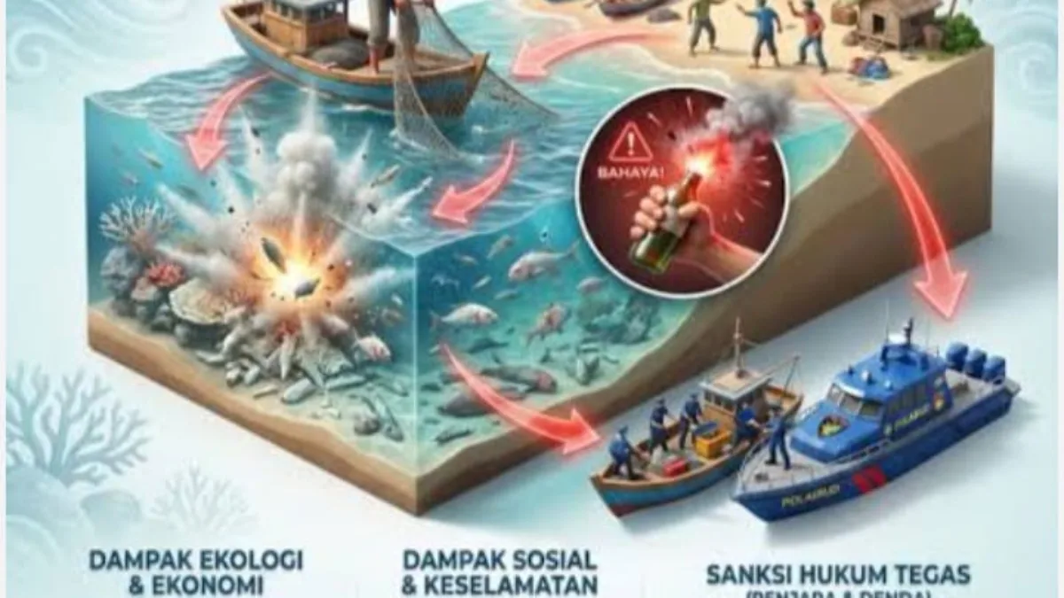 Ledakan Diduga Bom Ikan di Tanakeke, Dua Warga Luka Serius, Keberadaan Korban Jadi Misteri