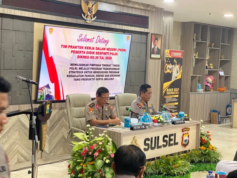 Kapolda Sulsel Terima PKDN Sespimti Dikreg 35, Bahas Penguatan Kepemimpinan dan Kolaborasi Lintas Sektor