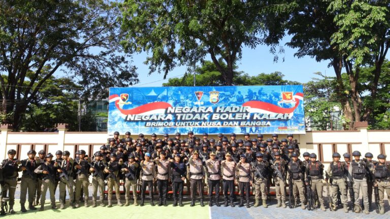 Apel Pemberangkatan Ops Amole 2026, Kapolda Sulsel Tekankan Profesionalisme dan Kehormatan