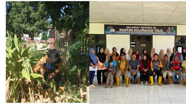 Lurah Tolo Kota Pimpin Aksi Bersih Lingkungan, Wujudkan Wilayah Lebih Indah dan Nyaman