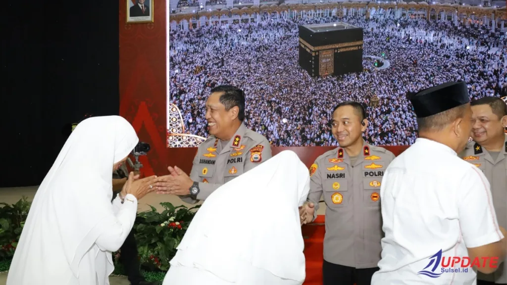 Manasik Haji dan Pelepasan Jamaah Calon Haji Personel Polda Sulsel Tahun 1447 H 2026 M Berlangsung Khidmat