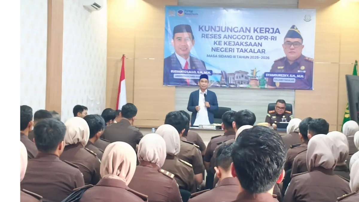 Rudianto Lallo Puji Kinerja Kejari Takalar, Komisi III DPR RI Soroti Penegakan Hukum yang Makin Solid