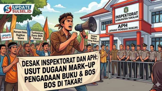 Aktivis Desak Inspektorat dan APH Usut Dugaan Mark-Up Pengadaan Buku BOS di Takalar