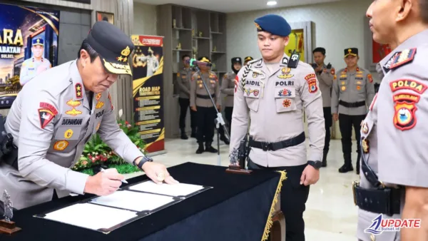 Penyerahan Jabatan Dirreskrimum Polda Sulsel, Kapolda Sampaikan Terima Kasih atas Dukungan dan Kinerja Selama Bertugas