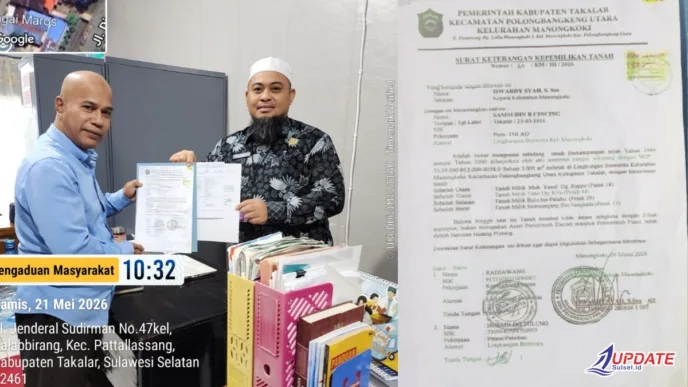 Diduga Salahgunakan Wewenang, Lurah Manongkoki Disorot dalam Sengketa Lahan di Takalar 2 Diduga Salahgunakan Wewenang, Lurah Manongkoki Disorot dalam Sengketa Lahan di Takalar