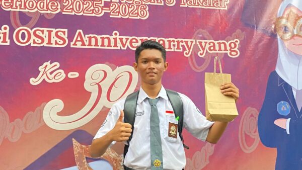 Muhammad Adi Nugraha Raih Juara Satu OSN Kimia di SMAN 3 Takalar