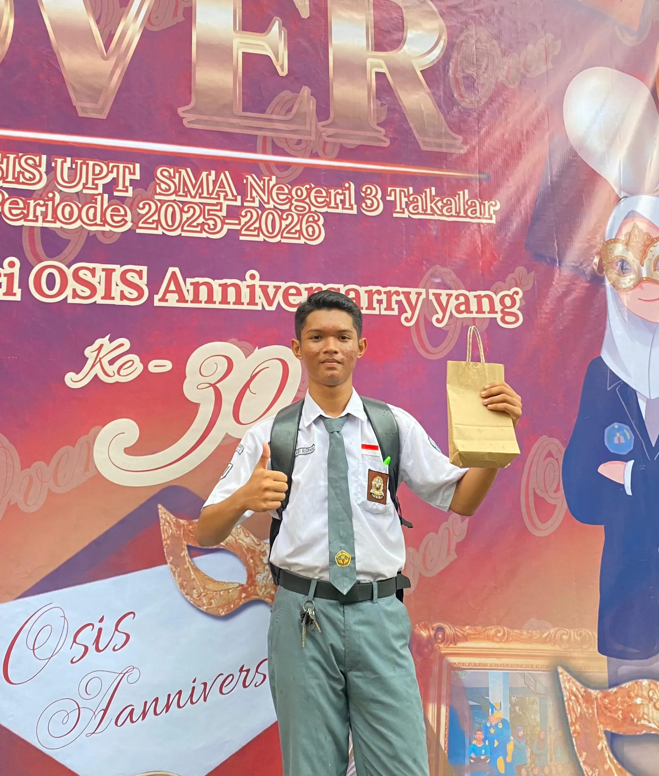Muhammad Adi Nugraha Raih Juara 1 OSN Kimia di SMAN 3 Takalar