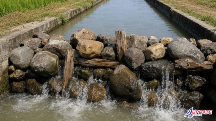 Petani Keluhkan Distribusi Air Irigasi Tak Lancar, Jalur Utama Bulukunyi–Patte’ne Diduga Dipenuhi Bendung Ilegal 5 Ilustrasi 20260514 065331 0000 l Update Sulsel