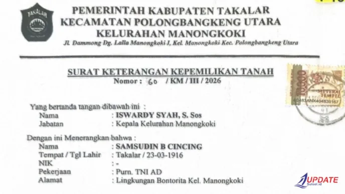 Lurah Manongkoki. 20260513 130458 0000 l Update Sulsel