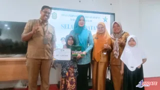 Siswi UPT. SD Negeri 25 Sanrobone Raih Juara 2 Lomba Bertutur Tingkat Kabupaten Takalar