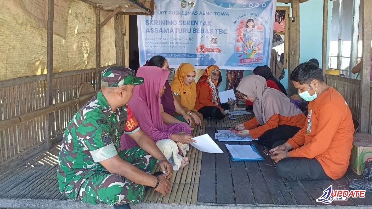 Babinsa Koramil Galut Dampingi Cek Kesehatan Gratis dan Skrining Serentak Bebas TBC 1 Berita Dandim 1426 Takalar 20260623 051204 0000 l Update Sulsel