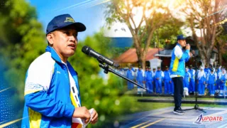 Bupati Jeneponto Lepas Kontingen PGRI ke Sidrap,  Target Juara dan Harumkan Nama Turatea