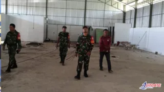 Dandim 1426 Takalar Tinjau Pembangunan Koperasi Merah Putih di Desa Bonto Parang