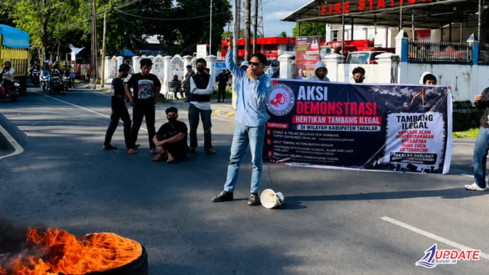 Aktivis Pemuda dan Mahasiswa Sulsel Desak Kapolres Takalar Dicopot, Soroti Dugaan Pembiaran Tambang Ilegal