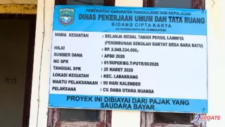 GARDA 08 Sulsel Soroti Proyek Penimbunan Sekolah Rakyat di Desa Bara Batu, Progres Diduga Baru 60 Persen Jelang Batas Waktu Pekerjaan
