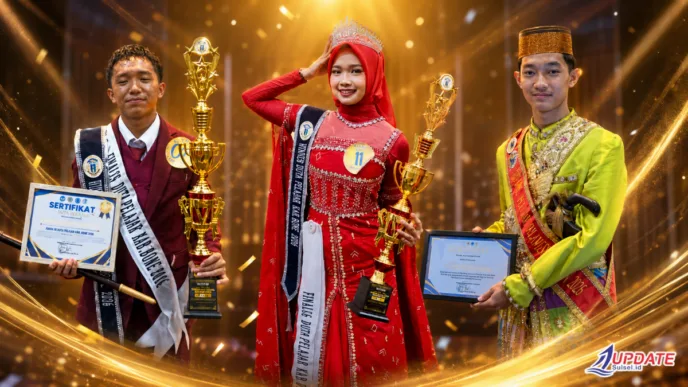 Andi Balqis dan Rafy Hari Resmi Dinobatkan sebagai Winner Duta Pelajar Kabupaten Bone 2026, Rifqi Al Faritsi Sukses Pimpin Pelaksanaan Ajang