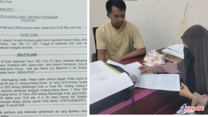 Polres Takalar Tegaskan Tidak Ada Intimidasi, Kasus Dugaan KDRT Tetap Berjalan 7 Laporan KDRT di Polres Takalar 20260608 144125 0000 l Update Sulsel