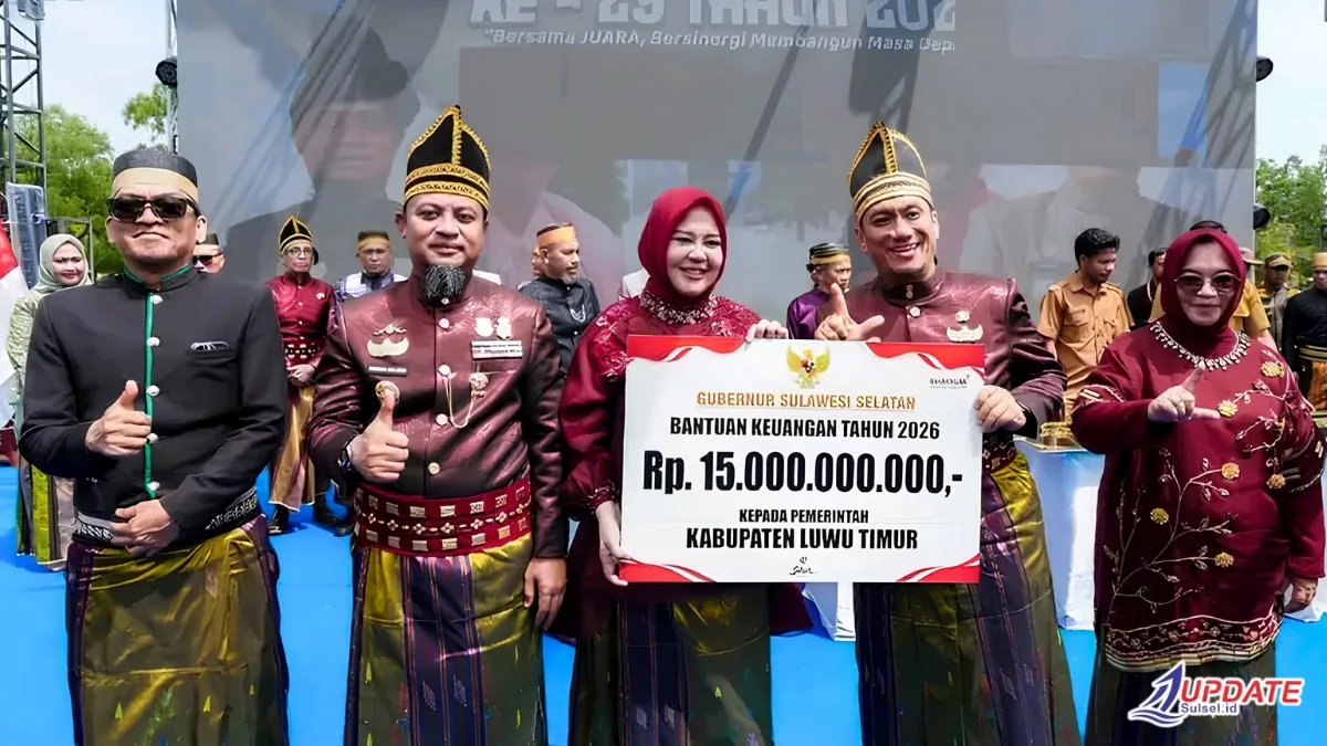 Perayaan Hari Jadi Ke-23 Luwu Timur Diwarnai Penyerahan Bantuan Rp15 Miliar untuk Infrastruktur 1 Luwu Timur 20260609 053036 0000 l Update Sulsel