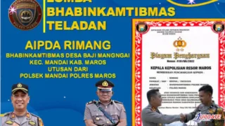 Bhabinkamtibmas Polsek Mandai Wakili Polres Maros dalam Ajang Bhabinkamtibmas Teladan Polda Sulsel