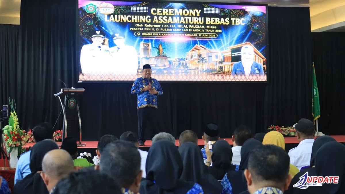 ASSAMATURU Bebas TBC Resmi Diluncurkan, Takalar Optimistis Wujudkan Eliminasi TBC 2030 1 Takalar Bebas TBC 20260617 225535 0000 l Update Sulsel