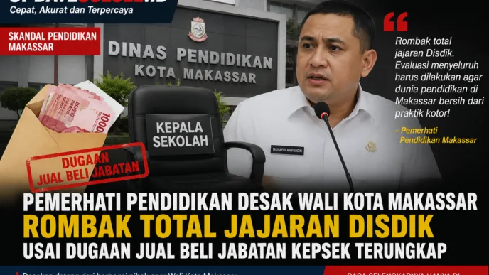 Terungkap Dugaan Jual Beli Jabatan Kepsek, Pemerhati Pendidikan Desak Wali Kota Makassar Rombak Total Jajaran Disdik 4 ChatGPT Image 18 Jul 2026 18.40.28 l Update Sulsel