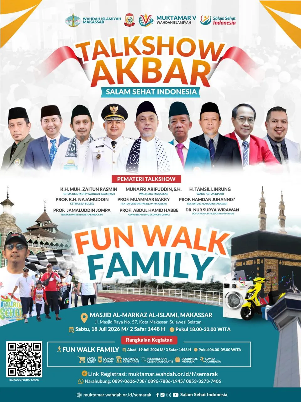 Salam Sehat Indonesia Hadir di Makassar, Wahdah Islamiyah Gelar Talkshow, Donor Darah hingga Layanan Kesehatan Gratis 1 IMG 20260717 WA0013 l Update Sulsel