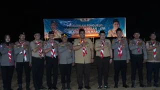 Bupati Maros Lantik 133 Pengurus Mabiran, Kwarran, dan LPK Pramuka