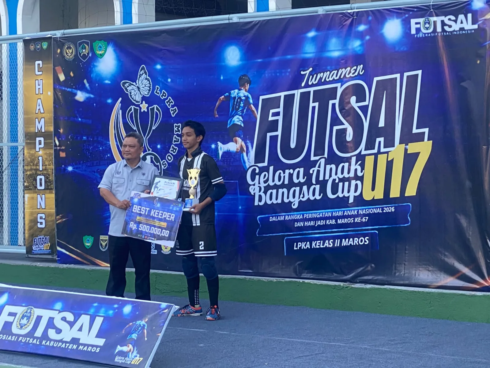 KONI Maros Apresiasi Turnamen Futsal U-17 "Gelora Anak Bangsa", Jadi Ajang Pembinaan Atlet Muda 1 IMG 20260728 WA0026 l Update Sulsel