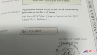 Kepala SDN 15 Rumbia Klarifikasi Dugaan Penggunaan Stempel Toko pada SPJ Dana BOS