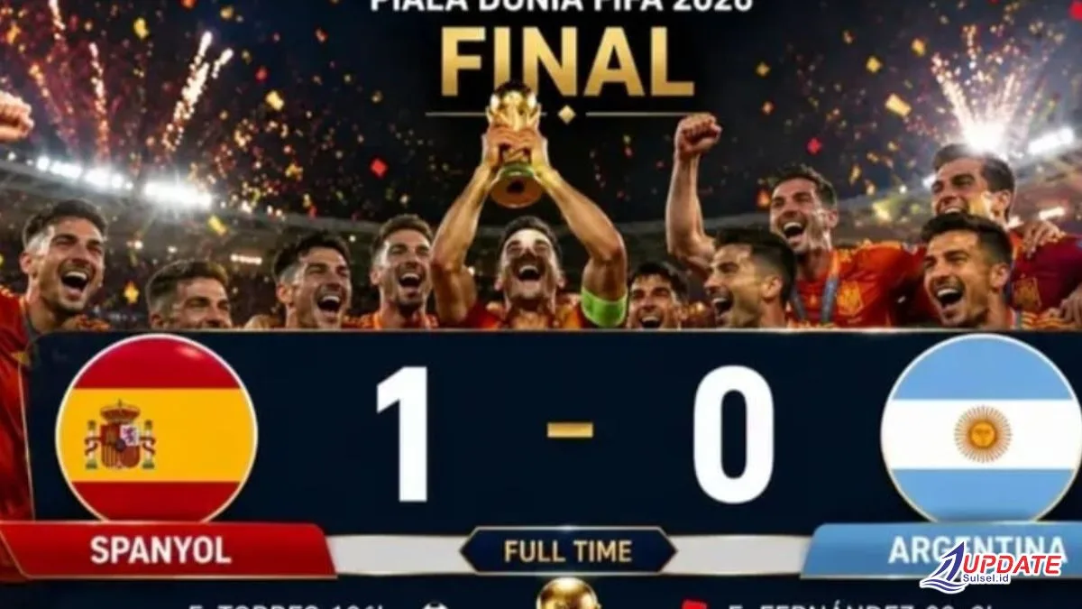 Jagoan Bupati Takalar Jadi Juara! Spanyol Taklukkan Argentina 1-0 dan Raih Gelar Piala Dunia FIFA 2026 1 Spanyol Argentina 20260720 070428 0000 l Update Sulsel