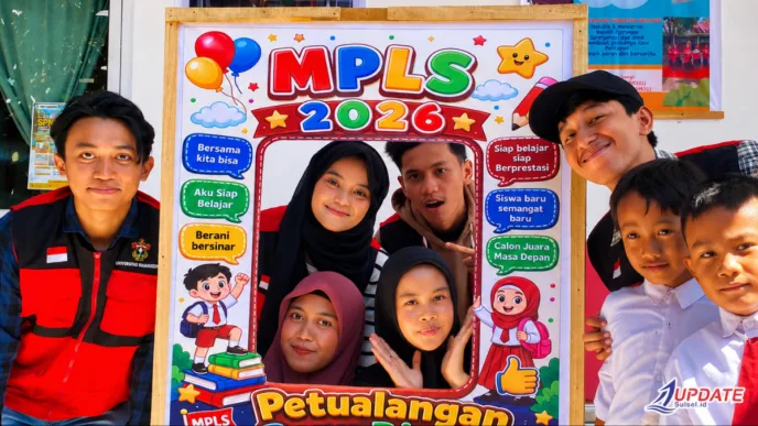 Mahasiswa KKN Tematik Literasi Unhas Mulai Bergerak, Sambangi Tiga Sekolah di Desa Laguruda Bangun Sinergi Penguatan Literasi
