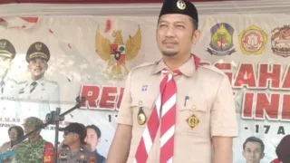 Camat Tamalatea Jadi Inspektur Upacara HUT Pramuka ke-65, Dorong Semangat Gotong Royong