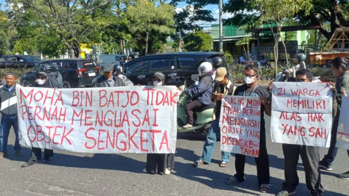 Konflik Agraria Lakkang Ca’di Kembali Memanas, Aksi ALB Dibubarkan Kelompok Penggugat