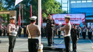 Kapolres Takalar Pimpin Upacara HUT ke-81 Kemerdekaan RI, Semangat Pengabdian Jadi Penekanan