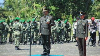 Dandim Takalar Pimpin Upacara Ziarah Nasional HUT ke-81 Kemerdekaan Republik Indonesia