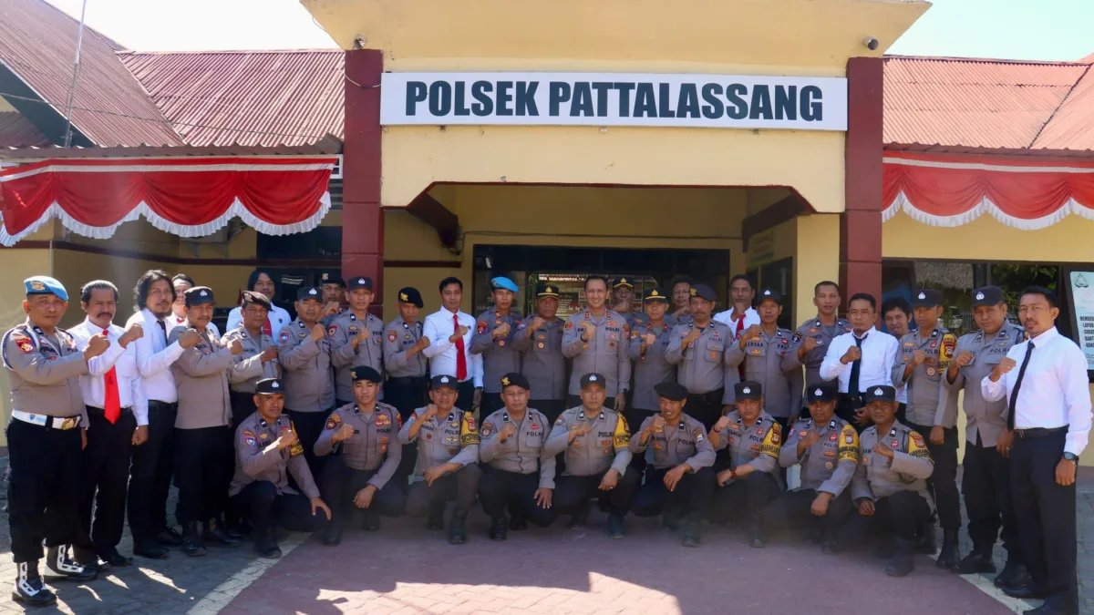 Kapolres Takalar Perkuat Konsolidasi Internal, Sambangi Polsek Pattallassang