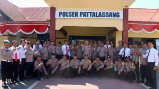 Kapolres Takalar Perkuat Konsolidasi Internal, Sambangi Polsek Pattallassang