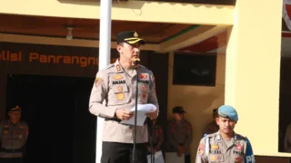 Apel Siaga Kamtibmas, Kapolres Takalar Tekankan Kesiapsiagaan dan Deteksi Dini