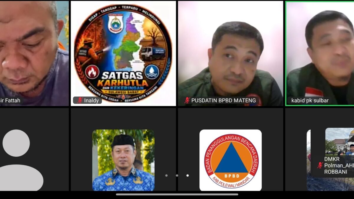 Kepala UPTD Damkar Polman Paparkan Tantangan Penanganan Karhutla, BPBD Sulbar Apresiasi Peran Damkar