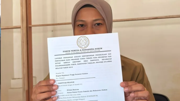 FORPMAHUM Laporkan Dugaan Penyimpangan Program Tunda Tebang ke Kejati Sulsel