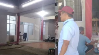 Jelang HUT ke-80 RI, Camat Rumbia Turun Langsung Benahi Kantor Kecamatan