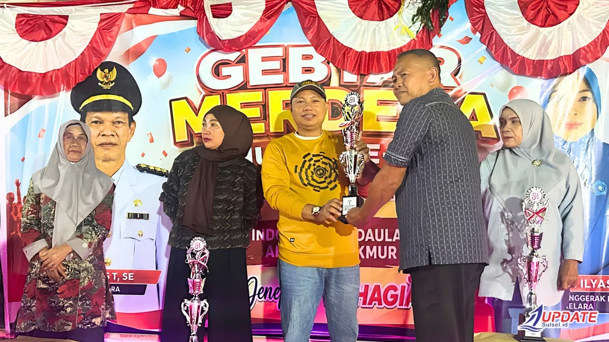 Desa Tompolo Raih Juara Tingkat Kecamatan Kelara, Kades Rola Apresiasi Kekompakan Aparat Desa