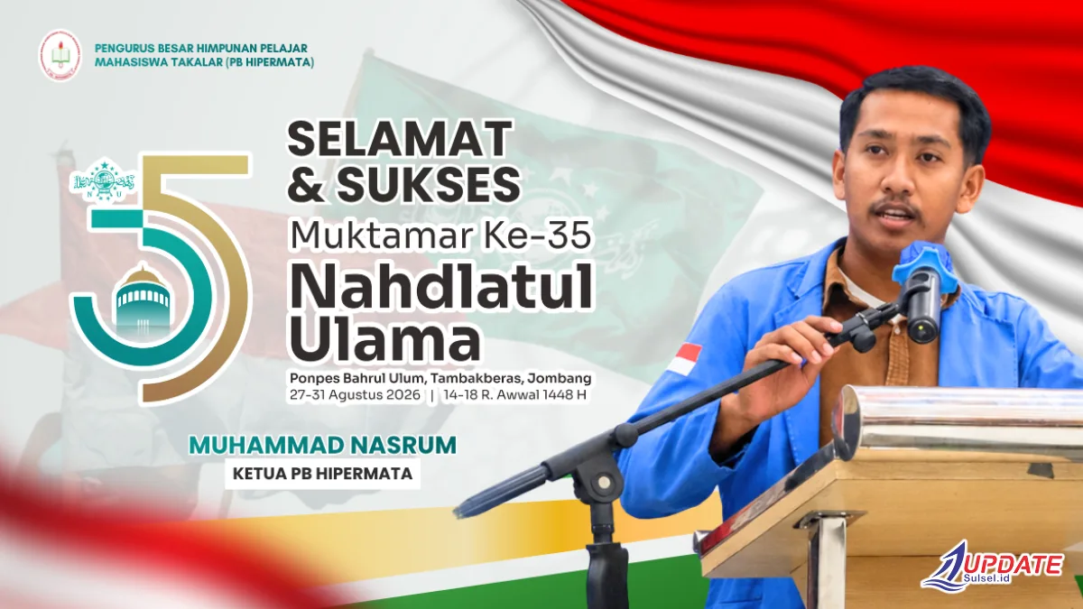 Ketua PB HIPERMATA Sampaikan Ucapan Selamat Atas Muktamar Ke-35 NU