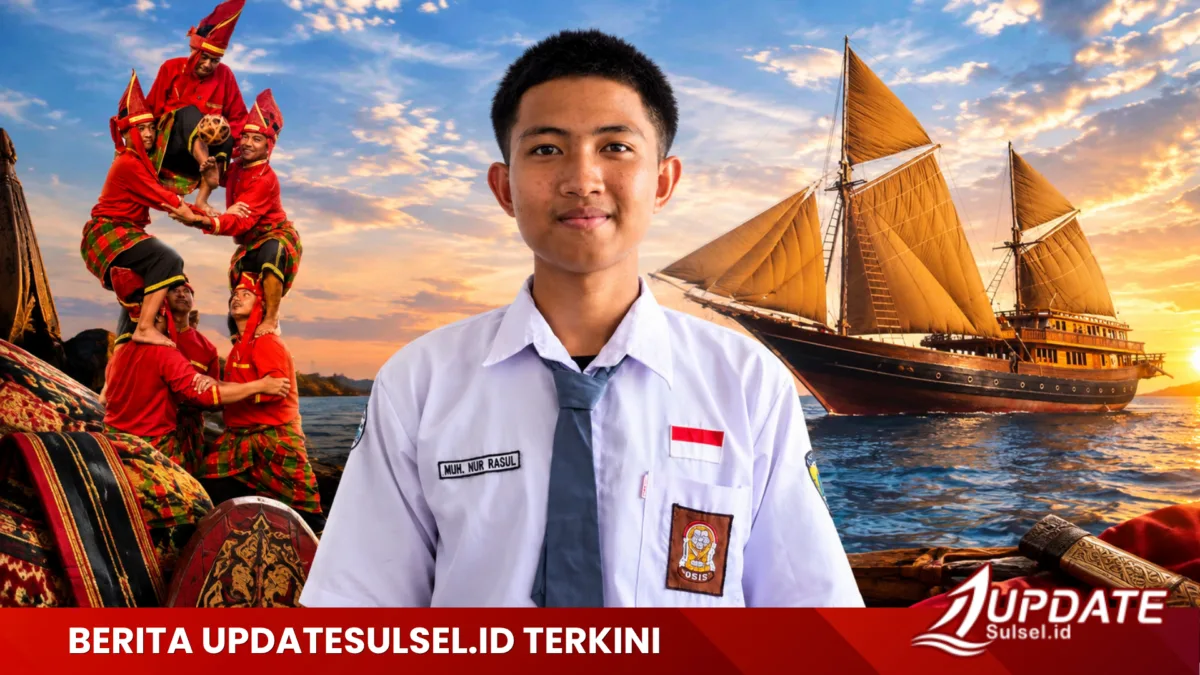 Siswa SMKN 4 Gowa Wakili Kabupaten Gowa di PEFSI 2026 Lewat Pidato Bertema Budaya Bugis-Makassar