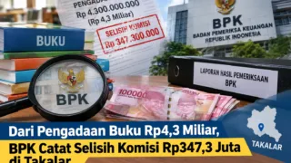 Dari Pengadaan Buku Rp4,3 Miliar, BPK Catat Selisih Komisi Rp347,3 Juta di Takalar