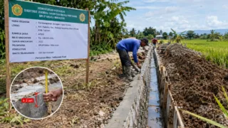 Proyek Irigasi Rp100 Juta di Palleko Dikeluhkan Warga, Diduga Tak Sesuai Spesifikasi