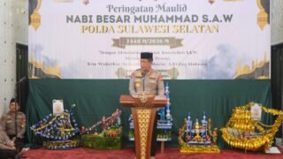 Polda Sulsel Gelar Peringatan Maulid Nabi Muhammad SAW 1448 H, Perkuat Keteladanan dalam Pengabdian