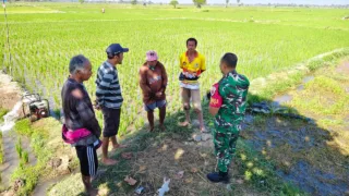 Babinsa Kalukuang Serap Aspirasi Petani, Kelangkaan Gas LPG Jadi Keluhan Utama.