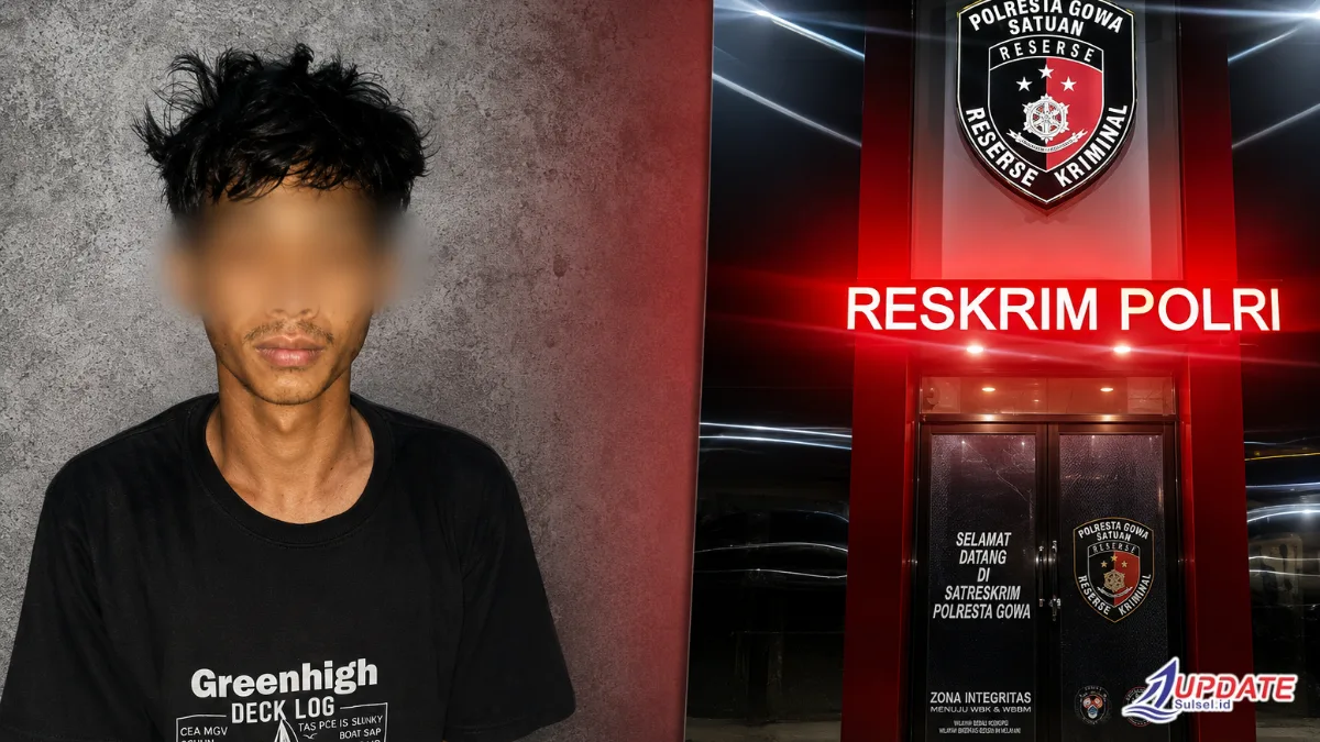 Resahkan Perempuan di Jalan Sepi Gowa, Terduga Pelaku “Begal Payudara” 26 Tahun Dibekuk Polisi